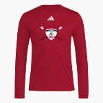 Indianapolis Rowing Center Indianapolis Rowing <span class="pdp-name-mascot">Indianapolis Rowing Center</span> adidas Men's Long Sleeve Pregame Tee Front Thumbnail