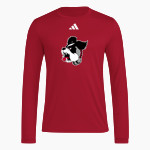Mt. Hood Community College Mt. Hood Community C <span class="pdp-name-mascot">Mt. Hood Community College</span> adidas Men's Long Sleeve Pregame Tee Front Thumbnail