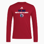 North Valley Academy Patriots <span class="pdp-name-mascot">North Valley Academy Patriots</span> adidas Men's Long Sleeve Pregame Tee Front Thumbnail