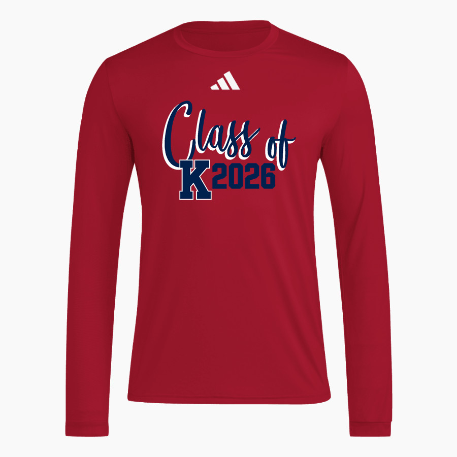 KENT SCHOOL LIONS <span class="pdp-name-mascot">KENT LIONS</span> adidas Men's Long Sleeve Pregame Tee