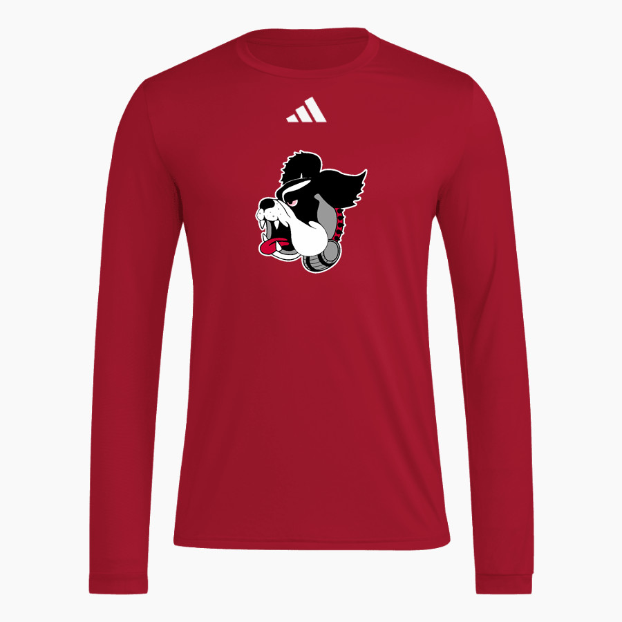 Mt. Hood Community College Mt. Hood Community C <span class="pdp-name-mascot">Mt. Hood Community College</span> adidas Men's Long Sleeve Pregame Tee