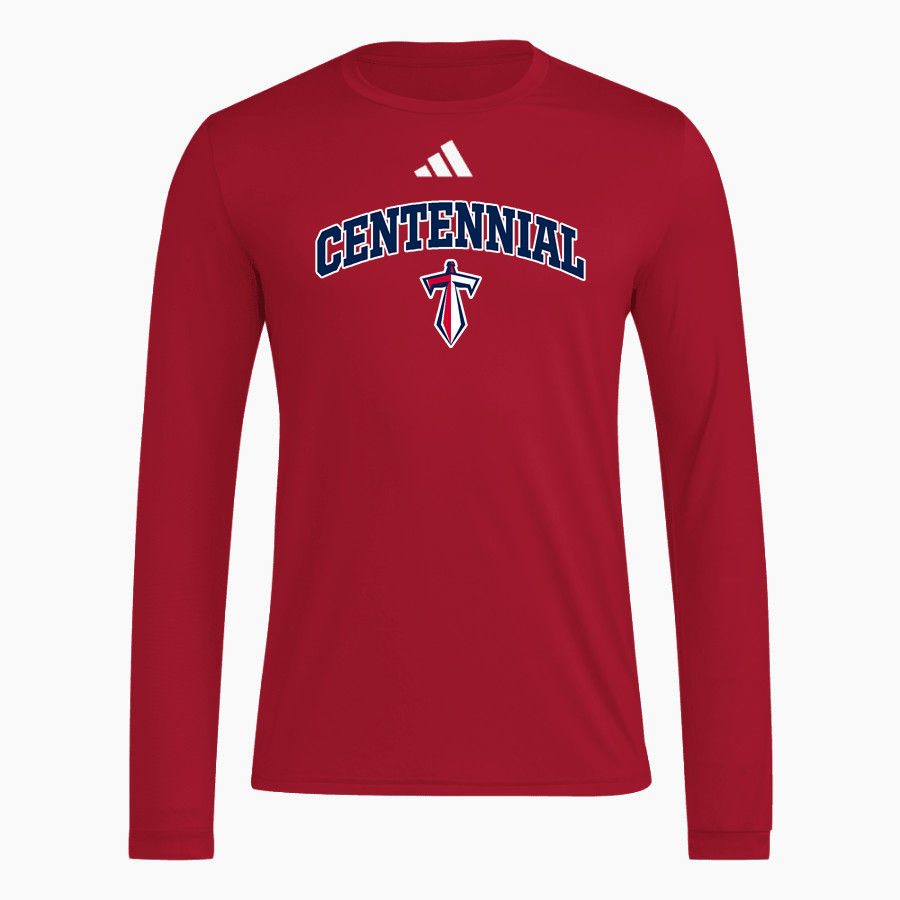 CENTENNIAL HIGH SCHOOL TITANS <span class="pdp-name-mascot">CENTENNIAL TITANS</span> adidas Men's Long Sleeve Pregame Tee