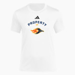Paul Duke STEM Trailblazers <span class="pdp-name-mascot">Paul Duke High School Trailblazers</span> adidas Women's Short Sleeve Pregame Tee Front Thumbnail