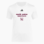 NANIH WAIYA HIGH SCHOOL WARRIORS <span class="pdp-name-mascot">NANIH WAIYA WARRIORS</span> adidas Women's Short Sleeve Pregame Tee Front Thumbnail