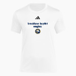 Brooklane Baptist Eagles adidas Women's Short Sleeve Pregame Tee Front Thumbnail