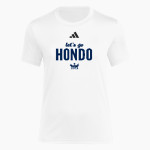 HONDO HIGH SCHOOL OWLS <span class="pdp-name-mascot">HONDO OWLS</span> adidas Women's Short Sleeve Pregame Tee Front Thumbnail