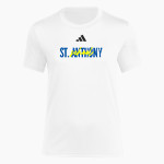 St. Anthony School <span class="pdp-name-mascot">St. Anthony School</span> adidas Women's Short Sleeve Pregame Tee Front Thumbnail
