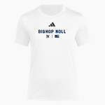 Bishop Noll Warriors adidas Women's Short Sleeve Pregame Tee Front Thumbnail