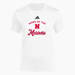 NARRAGANSETT HIGH SCHOOL MARINERS adidas Women's Short Sleeve Pregame Tee Front Thumbnail