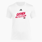 Goshen RedHawks <span class="pdp-name-mascot">Goshen RedHawks</span> adidas Women's Short Sleeve Pregame Tee Front Thumbnail