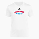 COLLEGE OF ST BENEDICT Bennies <span class="pdp-name-mascot">COLLEGE OF ST BENEDICT</span> adidas Women's Short Sleeve Pregame Tee Front Thumbnail