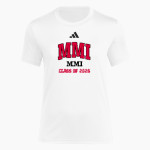 MMI PREPARATORY SCHOOL PREPPERS <span class="pdp-name-mascot">MMI PREPARATORY PREPPERS</span> adidas Women's Short Sleeve Pregame Tee Front Thumbnail