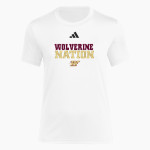 WOODRUFF HIGH SCHOOL WOLVERINES adidas Women's Short Sleeve Pregame Tee Front Thumbnail