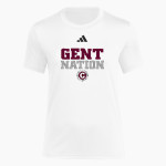 Centenary Gents <span class="pdp-name-mascot">Centenary Gents</span> adidas Women's Short Sleeve Pregame Tee Front Thumbnail