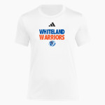 Whiteland Warriors <span class="pdp-name-mascot">Whiteland Warriors</span> adidas Women's Short Sleeve Pregame Tee Front Thumbnail