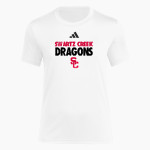 SWARTZ CREEK HIGH SCHOOL DRAGONS <span class="pdp-name-mascot">SWARTZ CREEK DRAGONS</span> adidas Women's Short Sleeve Pregame Tee Front Thumbnail