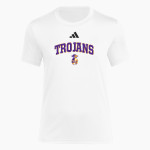 SEBEKA HIGH SCHOOL Trojans Online Store <span class="pdp-name-mascot">SEBEKA TROJANS</span> adidas Women's Short Sleeve Pregame Tee Front Thumbnail