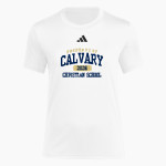 Calvary Lions <span class="pdp-name-mascot">Calvary Lions</span> adidas Women's Short Sleeve Pregame Tee Front Thumbnail