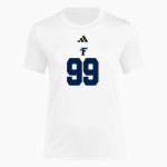 FARMERSVILLE HIGH SCHOOL AZTECS <span class="pdp-name-mascot">FARMERSVILLE AZTECS</span> adidas Women's Short Sleeve Pregame Tee Front Thumbnail