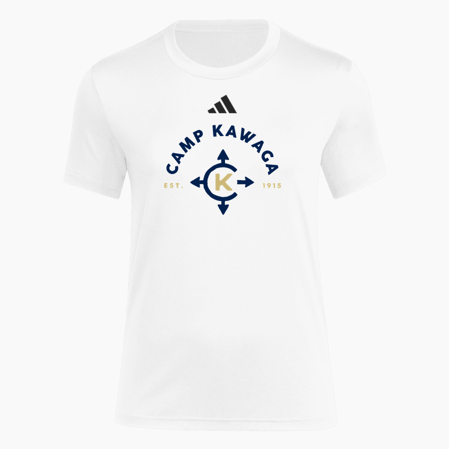 Camp Kawaga Sideline Store <span class="pdp-name-mascot">Camp Kawaga</span> adidas Women's Short Sleeve Pregame Tee
