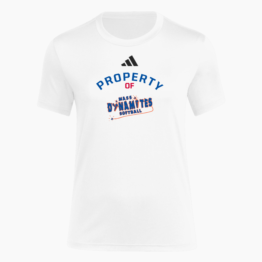 Mass Dynamites Softball Softball adidas Women's Short Sleeve Pregame Tee
