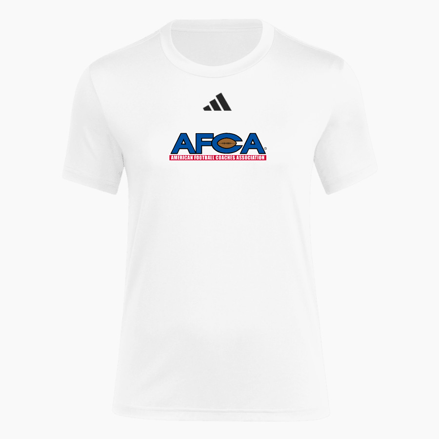 AFCA adidas Women's Short Sleeve Pregame Tee