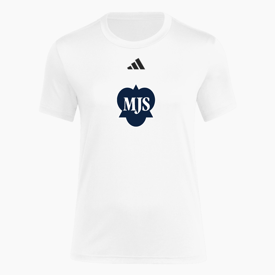 Mayfield Junior School Mustangs Online Store adidas Women's Short Sleeve Pregame Tee