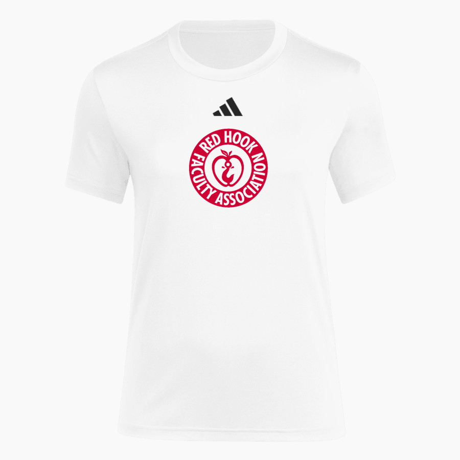 Red Hook Faculty Association RHFA adidas Women's Short Sleeve Pregame Tee