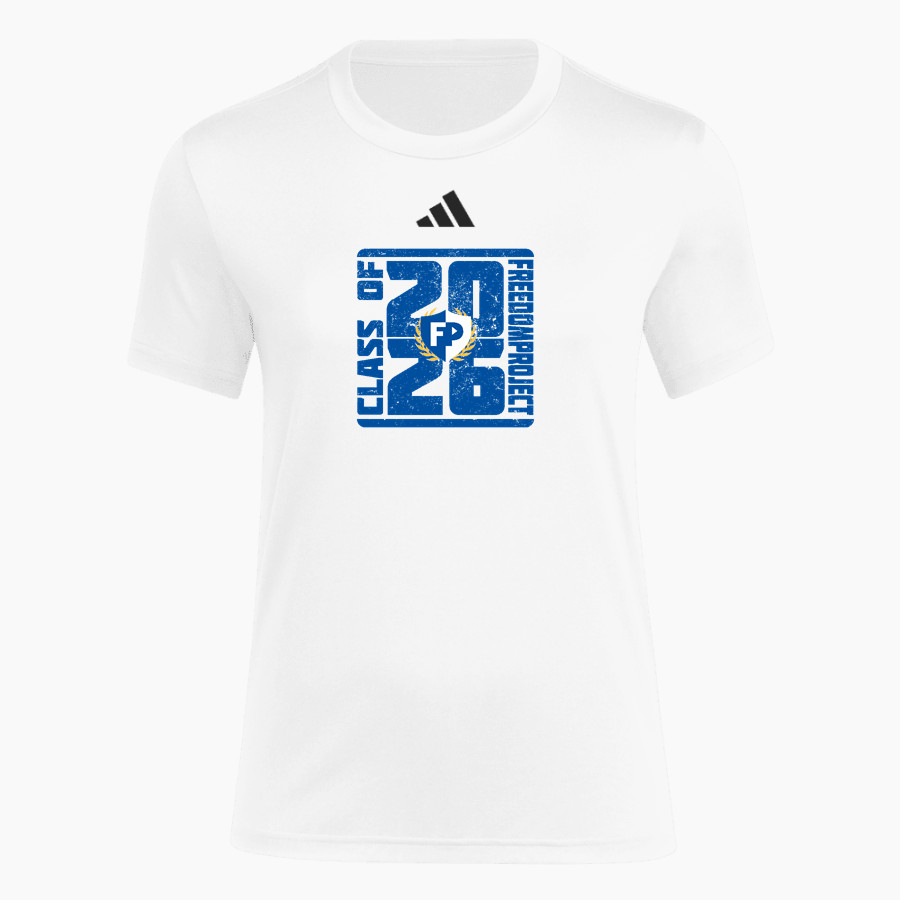 FreedomProject Academy <span class="pdp-name-mascot">FreedomProject Academy Founders</span> adidas Women's Short Sleeve Pregame Tee