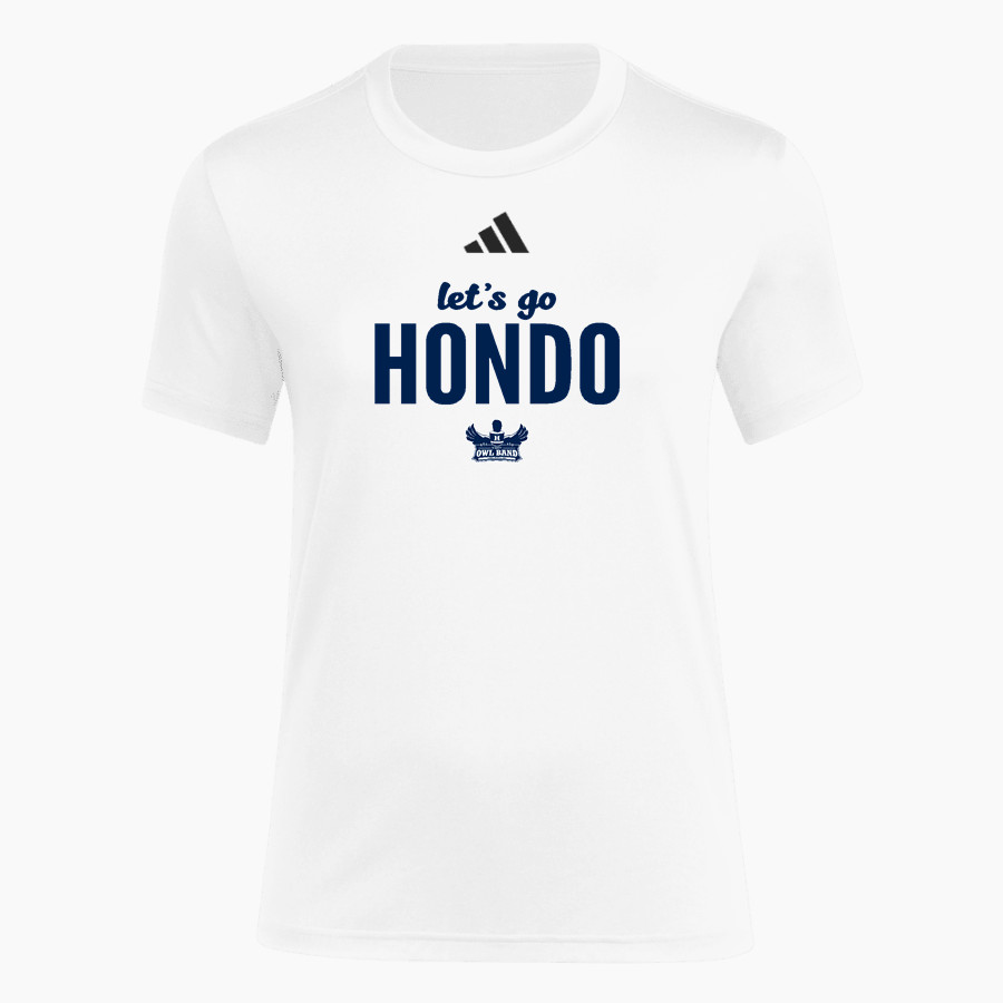 HONDO HIGH SCHOOL OWLS <span class="pdp-name-mascot">HONDO OWLS</span> adidas Women's Short Sleeve Pregame Tee