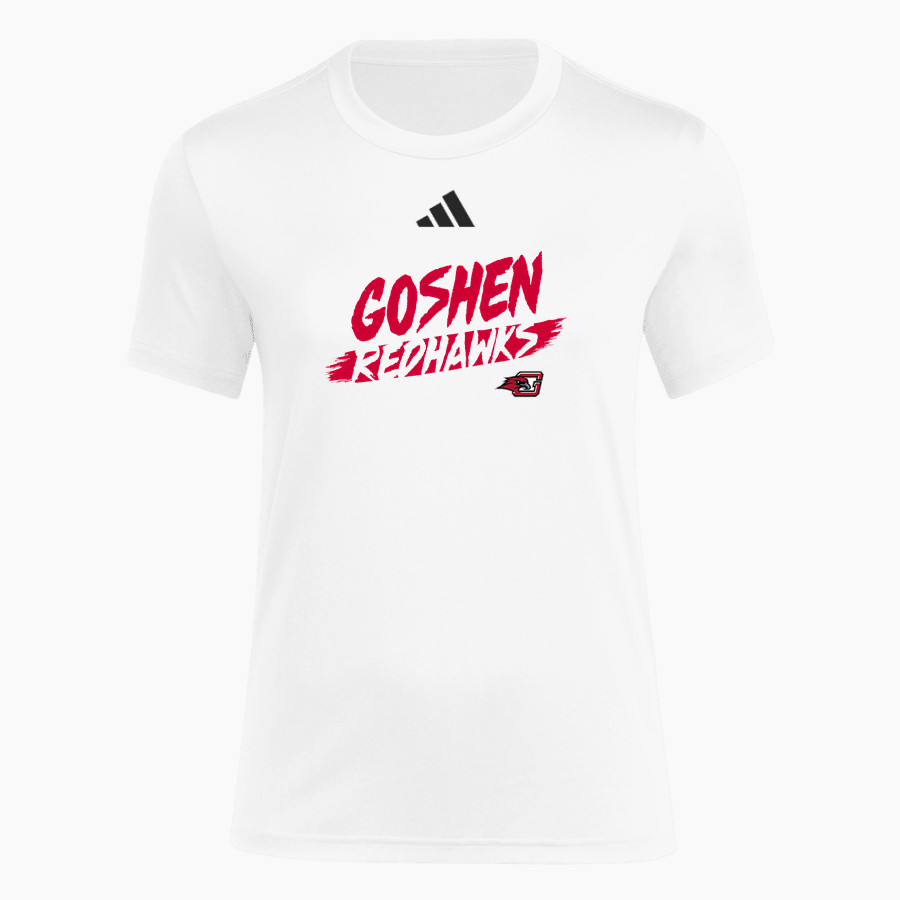 Goshen RedHawks <span class="pdp-name-mascot">Goshen RedHawks</span> adidas Women's Short Sleeve Pregame Tee