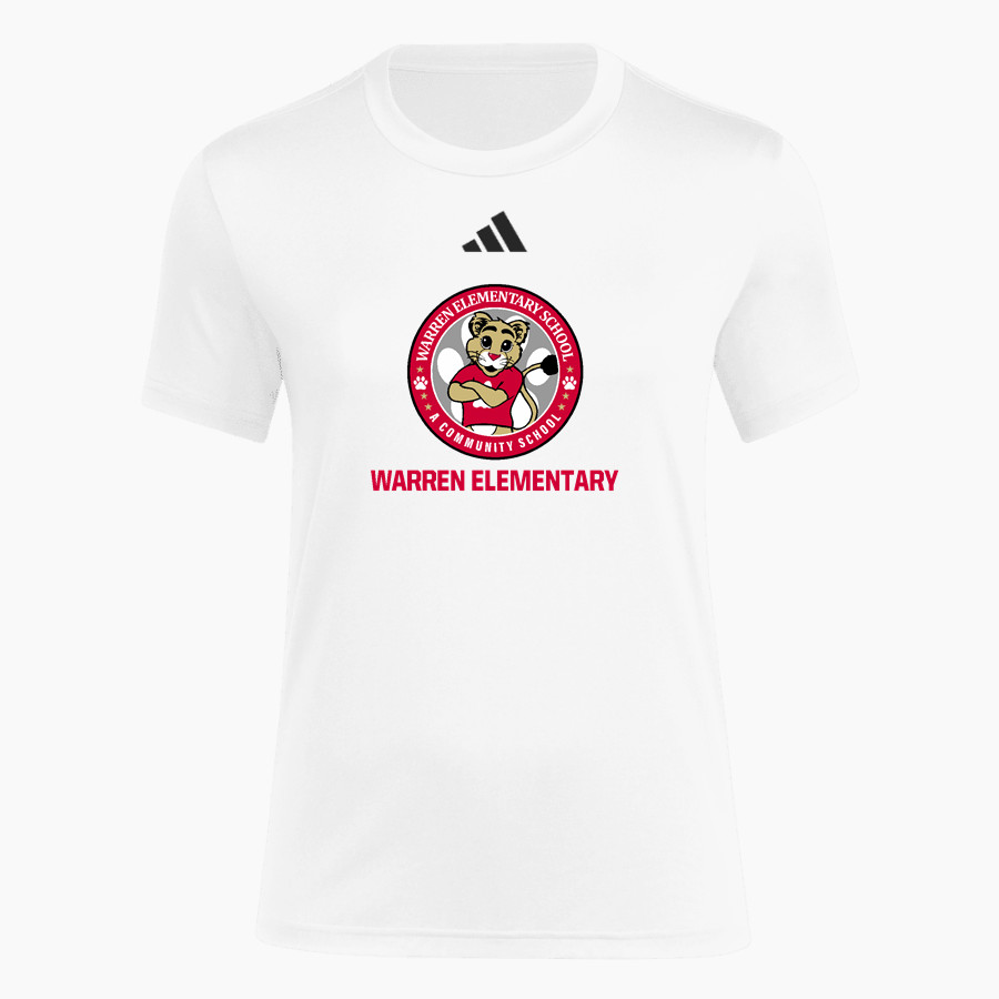 Warren Elementary Cubs <span class="pdp-name-mascot">Warren Elementary School Cubs</span> adidas Women's Short Sleeve Pregame Tee
