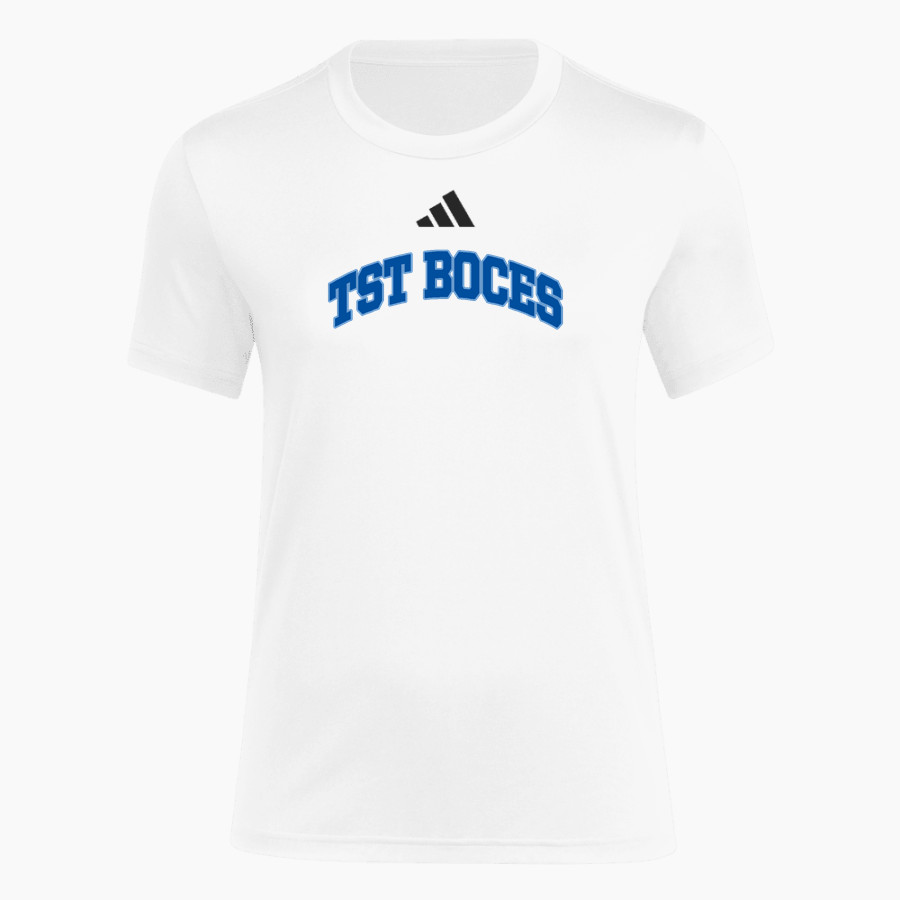 TST BOCES TST BOCES <span class="pdp-name-mascot">Tompkins-Seneca-Tioga Board of Cooperative Educational Services</span> adidas Women's Short Sleeve Pregame Tee