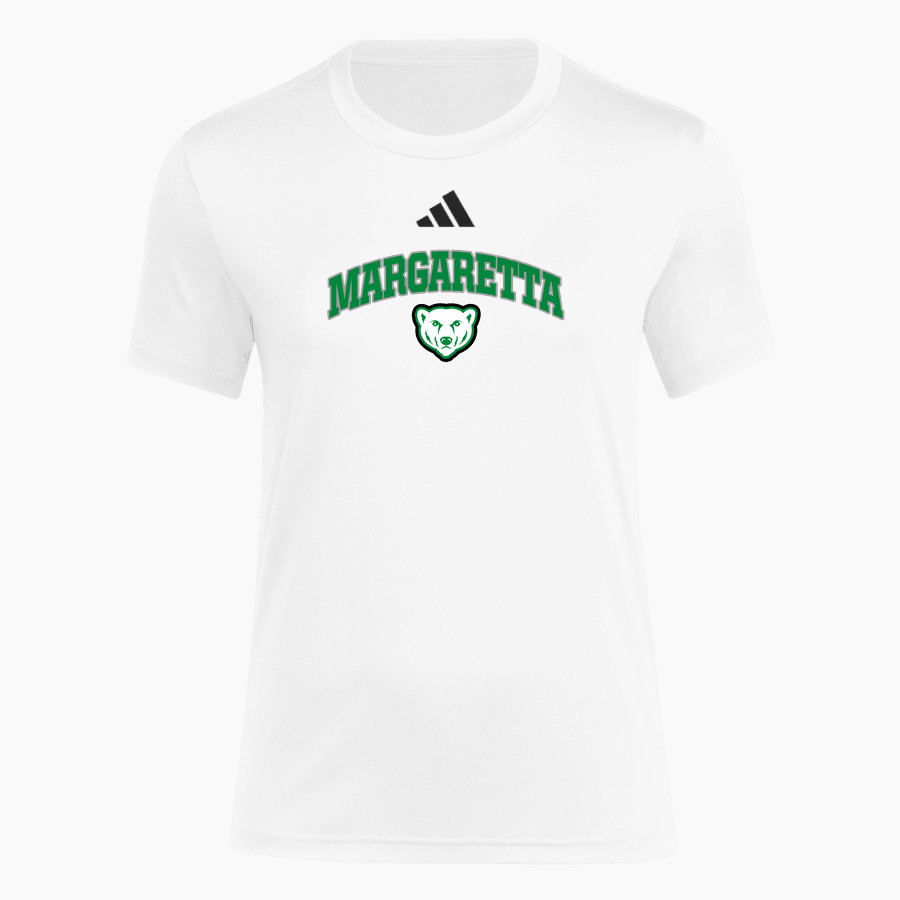 MARGARETTA HIGH SCHOOL POLAR BEARS <span class="pdp-name-mascot">MARGARETTA POLAR BEARS</span> adidas Women's Short Sleeve Pregame Tee