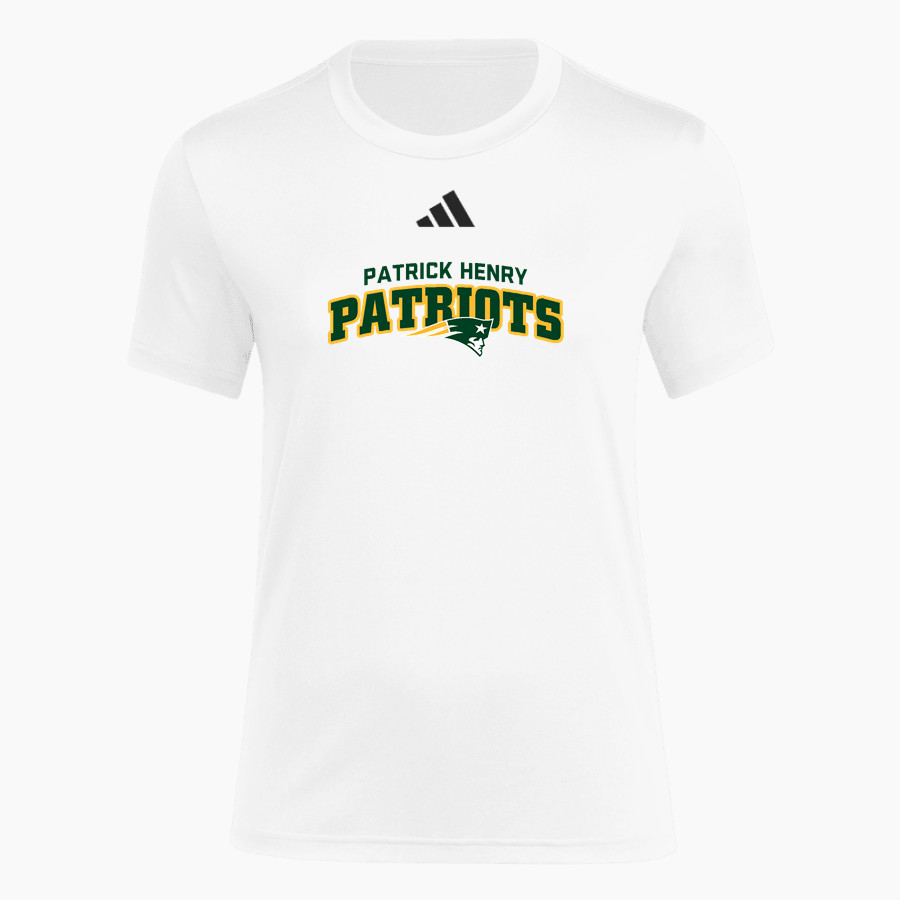 PATRICK HENRY HIGH SCHOOL PATRIOTS <span class="pdp-name-mascot">PATRICK HENRY PATRIOTS</span> adidas Women's Short Sleeve Pregame Tee
