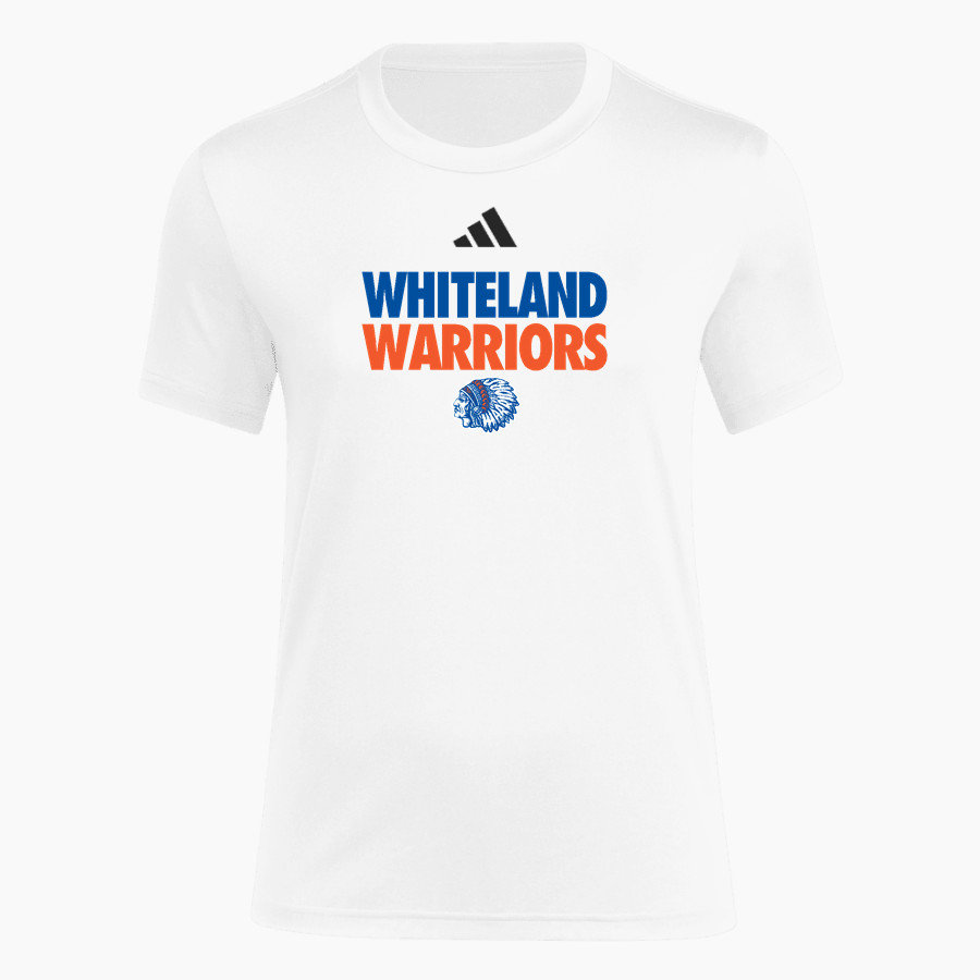 Whiteland Warriors <span class="pdp-name-mascot">Whiteland Warriors</span> adidas Women's Short Sleeve Pregame Tee