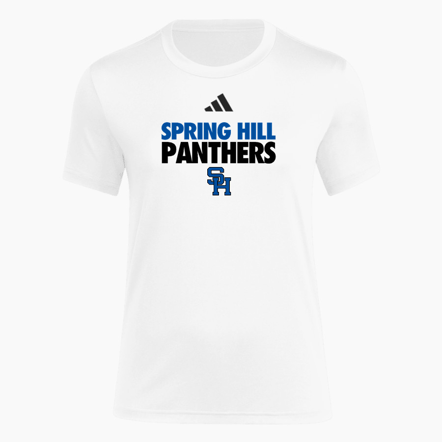 Spring Hill Panthers <span class="pdp-name-mascot">Spring Hill Panthers</span> adidas Women's Short Sleeve Pregame Tee