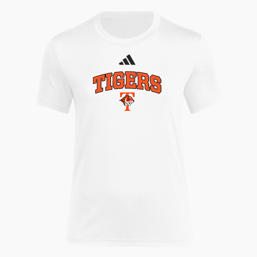 Tech High School Tigers <span class="pdp-name-mascot">Tech High School</span> adidas Women's Short Sleeve Pregame Tee