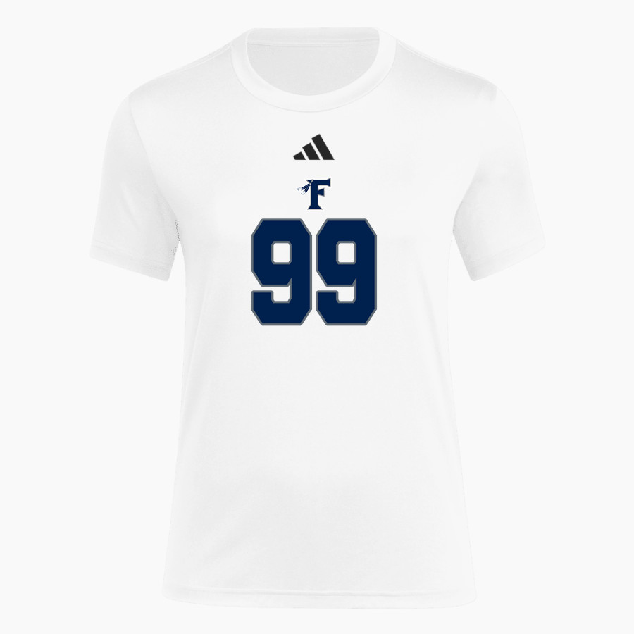 FARMERSVILLE HIGH SCHOOL AZTECS <span class="pdp-name-mascot">FARMERSVILLE AZTECS</span> adidas Women's Short Sleeve Pregame Tee