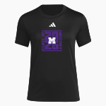 MONTEREY HIGH SCHOOL WILDCATS <span class="pdp-name-mascot">MONTEREY WILDCATS</span> adidas Women's Short Sleeve Pregame Tee Front Thumbnail