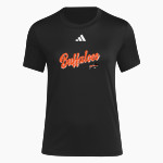 ONAGA HIGH SCHOOL BUFFALOES <span class="pdp-name-mascot">ONAGA BUFFALOES</span> adidas Women's Short Sleeve Pregame Tee Front Thumbnail