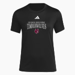 Centennial Middle School Timberwolves <span class="pdp-name-mascot">Centennial Middle School Wolves</span> adidas Women's Short Sleeve Pregame Tee Front Thumbnail
