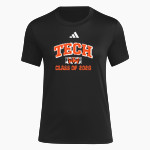 Tech High School Tigers <span class="pdp-name-mascot">Tech High School</span> adidas Women's Short Sleeve Pregame Tee Front Thumbnail