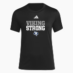 BRYAN HIGH SCHOOL VIKINGS <span class="pdp-name-mascot">BRYAN VIKINGS</span> adidas Women's Short Sleeve Pregame Tee Front Thumbnail