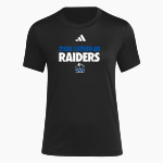 Zion Lutheran Raiders adidas Women's Short Sleeve Pregame Tee Front Thumbnail