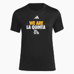 LA QUINTA HIGH SCHOOL AZTECS <span class="pdp-name-mascot">LA QUINTA AZTECS</span> adidas Women's Short Sleeve Pregame Tee Front Thumbnail