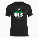 ULS Jr. Bows <span class="pdp-name-mascot">Junior Rainbows</span> adidas Women's Short Sleeve Pregame Tee Front Thumbnail
