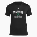 Weaver Beavers <span class="pdp-name-mascot">Weaver Beavers</span> adidas Women's Short Sleeve Pregame Tee Front Thumbnail