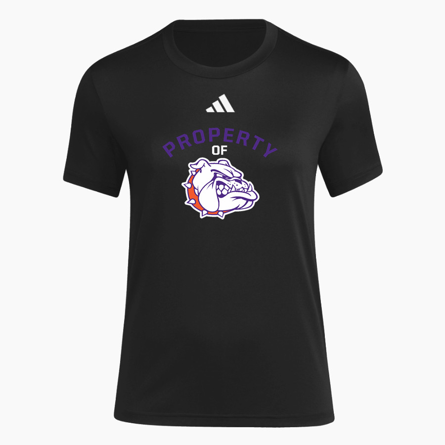 BEMENT MIDDLE SCHOOL BULLDOGS adidas Women's Short Sleeve Pregame Tee