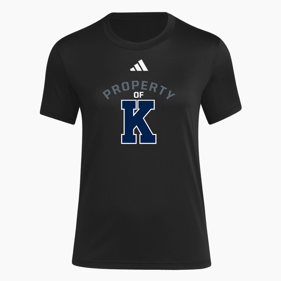 KENT SCHOOL LIONS <span class="pdp-name-mascot">KENT LIONS</span> adidas Women's Short Sleeve Pregame Tee